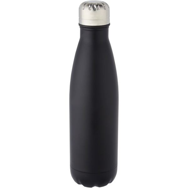 Cove 500 ml vacuum insulated stainless steel bottle - Solid Black