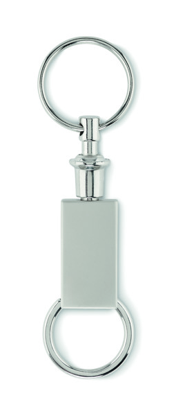 Kovinski obesek za ključe Keysplit 2v1, razmaknite