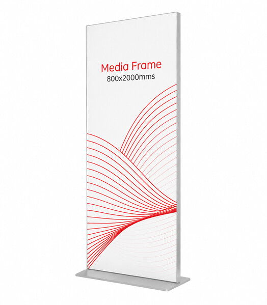 Media Frame dupla face 800x2000mms com impressão