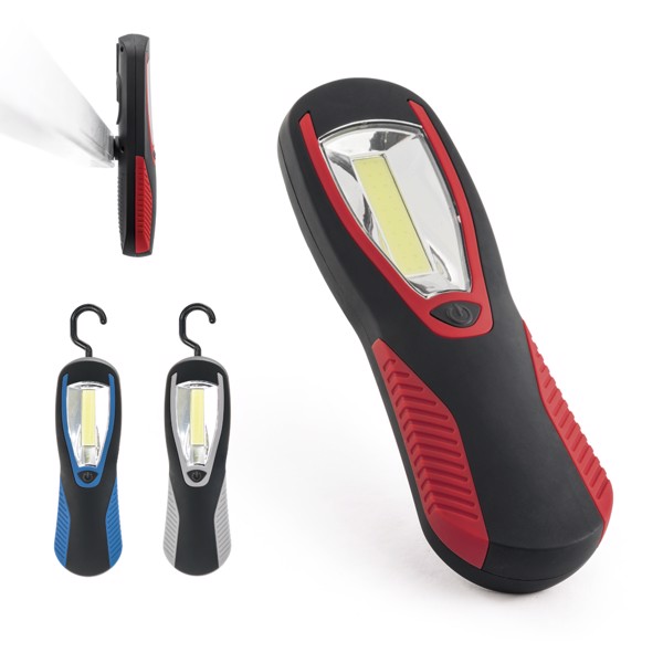 PAVIA. Фонарик из ABS с LED COB - Světle Šedá