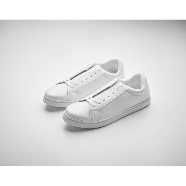 Baskets en PU Taille 44 Blancos