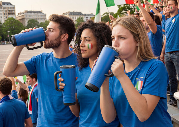 Gobelet à double paroi de 700ml Howler Cup - Bleu Royal