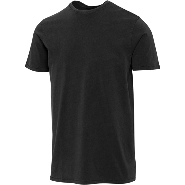 Nanaimo 160 g/m2 gewassen heren T-shirt met korte mouwen - Zwart / M