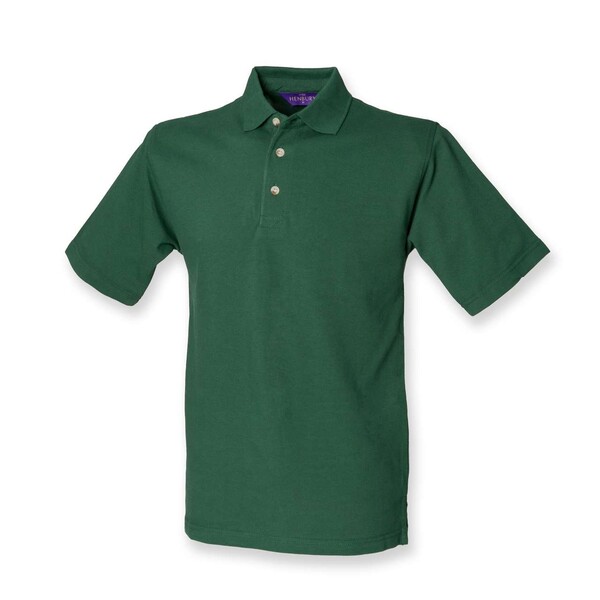 Men's Classic Cotton Pique Polo Shirt - Bottle / 3XL