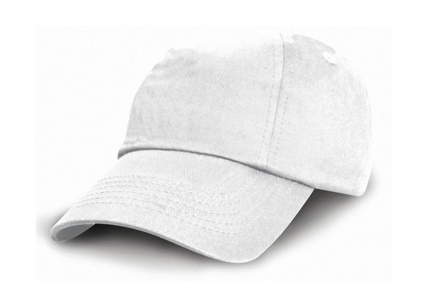 Junior Low Profil Cotton Cap - White / ONE SIZE