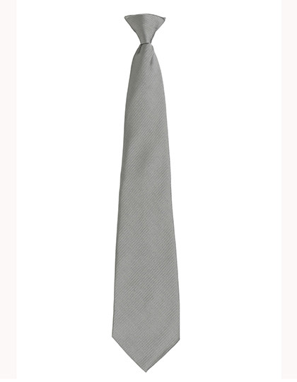 Colours Orginals Fashion Clip Tie - Pale Grey   / 47 x 10 cm