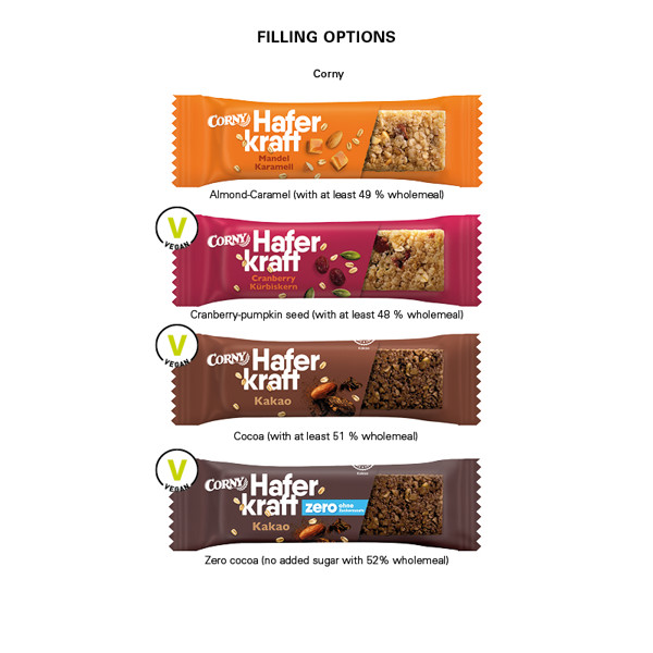 Promotional Slipcase With Corny Haferkraft Bar, White / 1 Corny Haferkraft Bar, Cranberry-Pumpkin Seed, 35 G