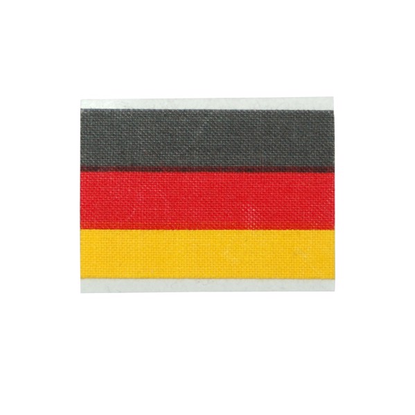 Fantape "Rechteck" Einzeln - Deutschland-Farben
