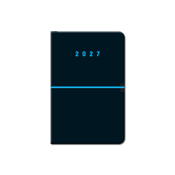 Mini diár A6 CAPRI čierny 2027