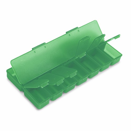 PASTILLERO 8 COMPARTIMENTOS "VRIX" - Verde
