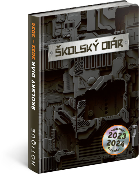 Školský Diár Technik (September 2023 – December 2024), 9,8 x 14,5 cm