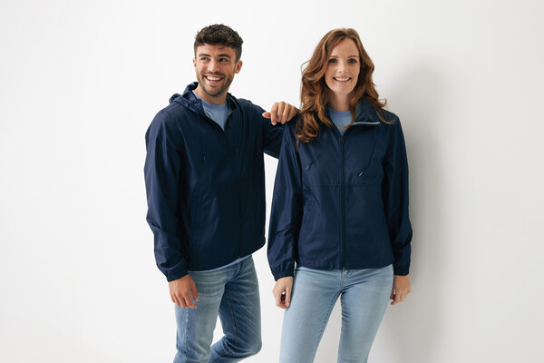Veste légère en polyester recyclé IQONIQ Logan - Bleu Marine / M