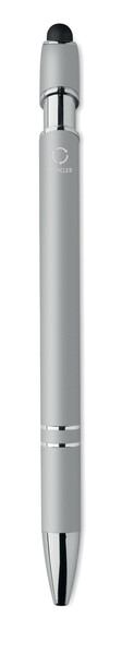 Gerecyclede aluminium balpen Siparo - Zilver