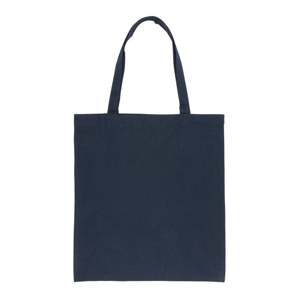 Sac tote bag en coton recyclé 145 gr Impact AWARE™ - Bleu Marine