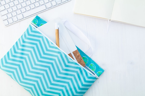 Custom Document Bag Cazure - White