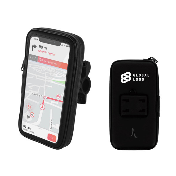 AME - SUPPORT VELO/MOTO/TROTTINETTE ETANCHE POUR SMARTPHONE JUSQU’À 6,5"