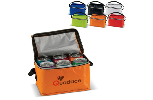 Cooler bag 6pc cans - White
