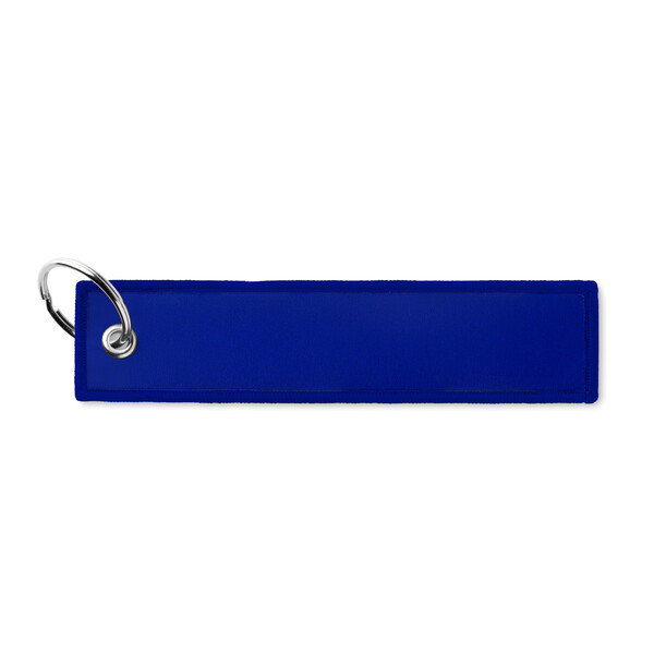 Woven key tag - Reflex Blue C / 13x3cm