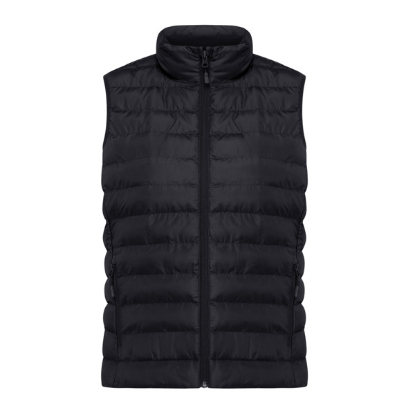 Iqoniq Meru ženski telovnik, recikliran poliester - Črna / 2XL