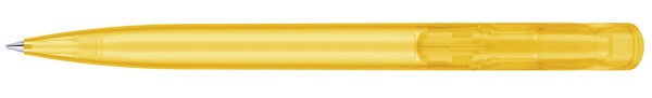 Senator® Challenger Frosted, Push Ball Pen - Yellow Similar PMS 7408