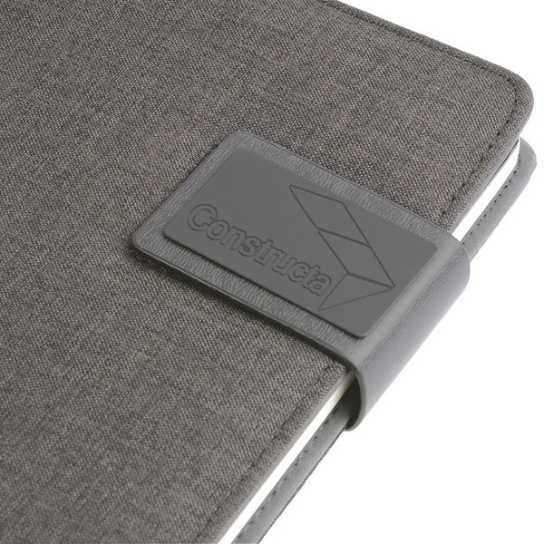 Σημειωματάριο και Οργανωτής τεχνολογίας με ύφασμα μελανζέ με κανονικό σημειωματάριο (A5)