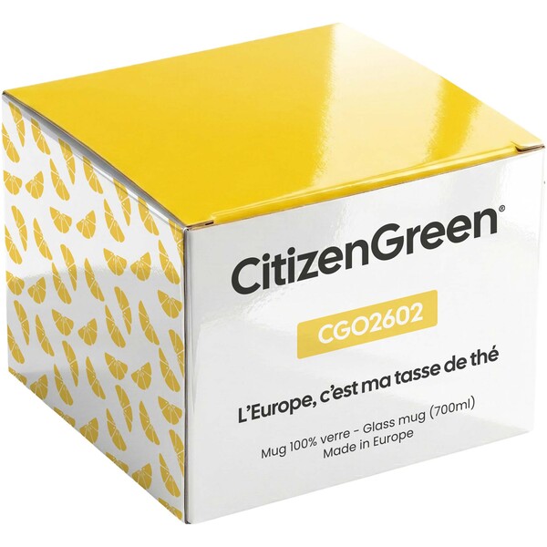 Citizen Green Breakfast 700 ml glass mug