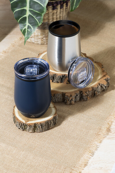 Mug thermos Poppy - Bleu Foncé