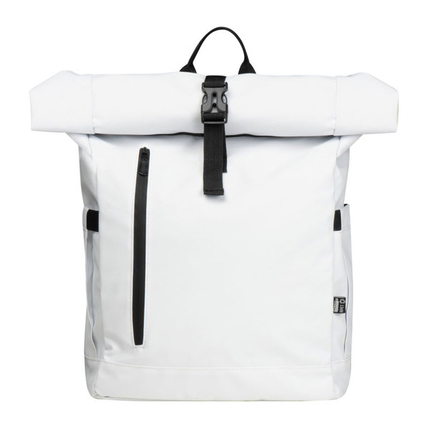 RPET laptop backpack Oklahoma - White