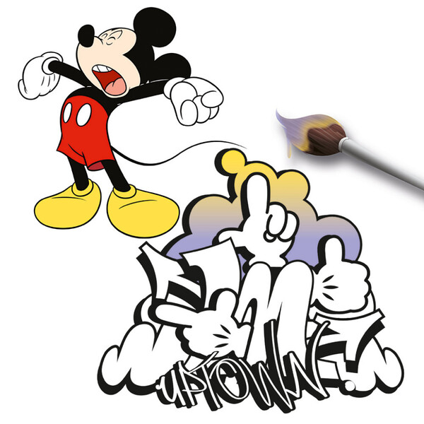 Poznámkový Kalendár Mickey Mouse – Diy: Maľovankový Kalendár, 30 x 30 cm