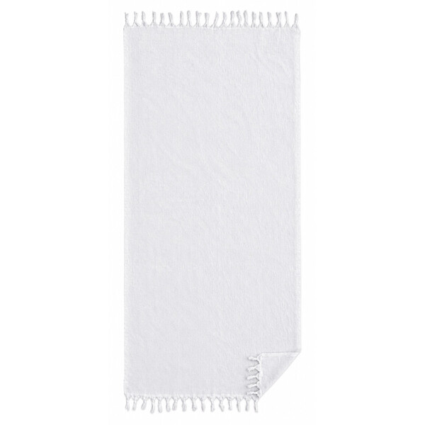 Full colour Hammam towel in 280gsm polycotton - White