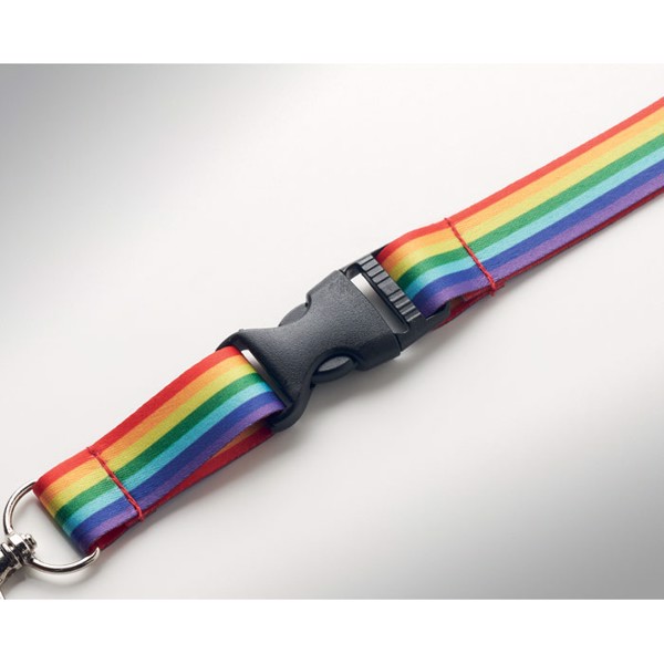 MB - Rainbow RPET lanyard Bowyard