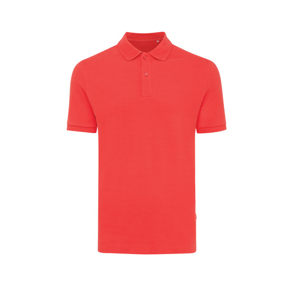 Iqoniq Yosemite recycled cotton pique polo - Luscious Red / L