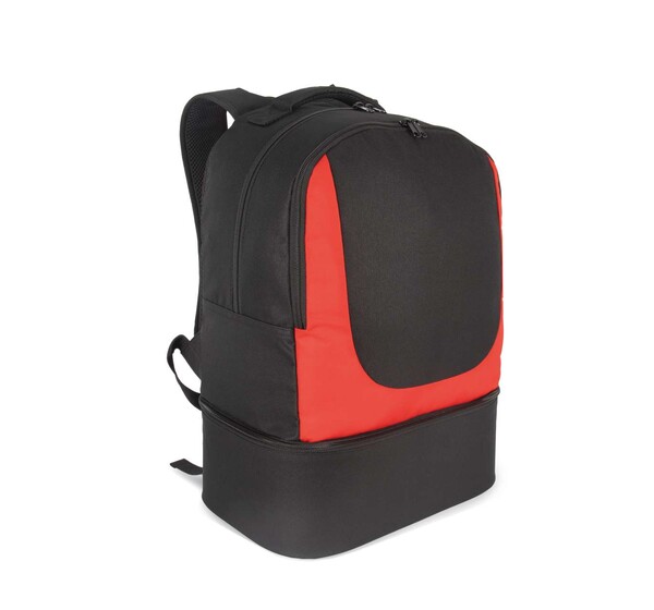 Sports Bag With Semirigid Bottom - Forest Green / Light Grey