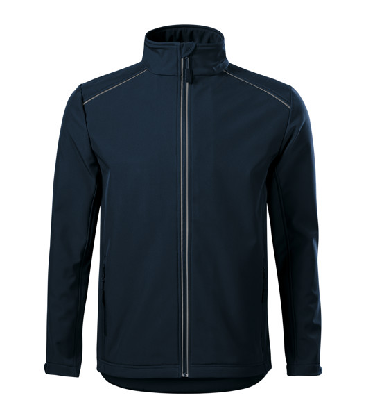 Softshellová Bunda Pánska Malfini® Valley - Námornícka Modrá / 2XL