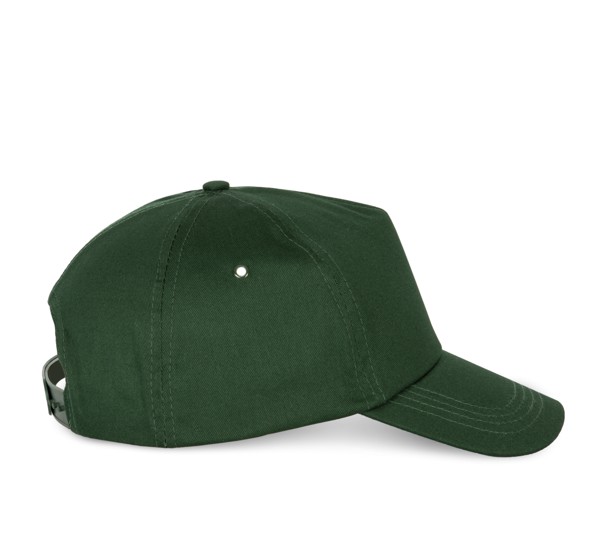 First - 5 Panels Cap - Forest Green