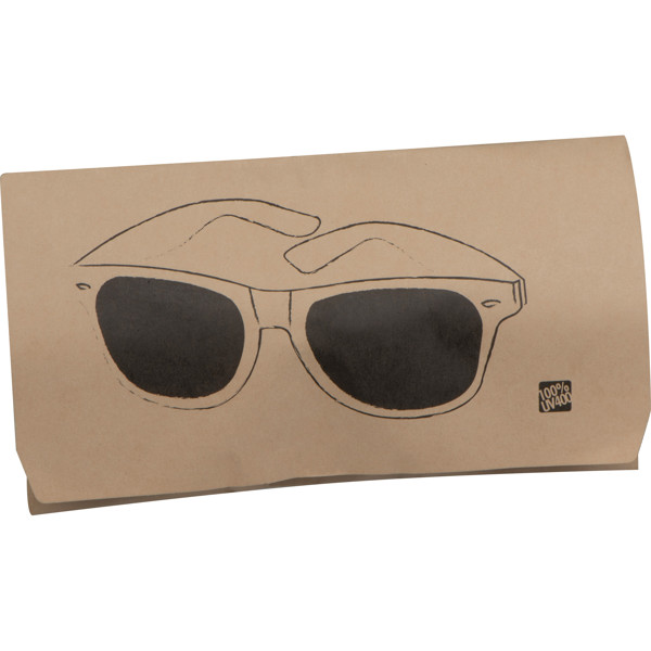 Sunglasses with bamboo temples LINUS - Beige