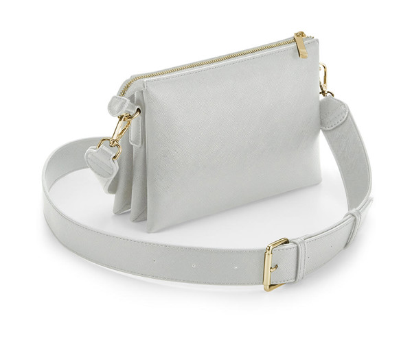 Boutique Soft Cross Body Bag - Soft Grey / ONE SIZE