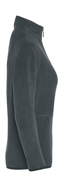 Signature Tagless Microfleece Full Zip Women - Dark Black / 2XL