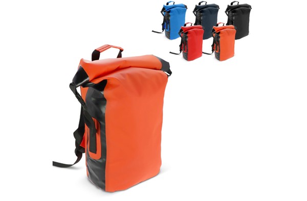 Rolltop dry backpack PVC, 25L - Black