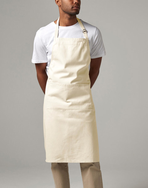 Fairtrade Cotton Adult Craft Apron - Black / ONE SIZE