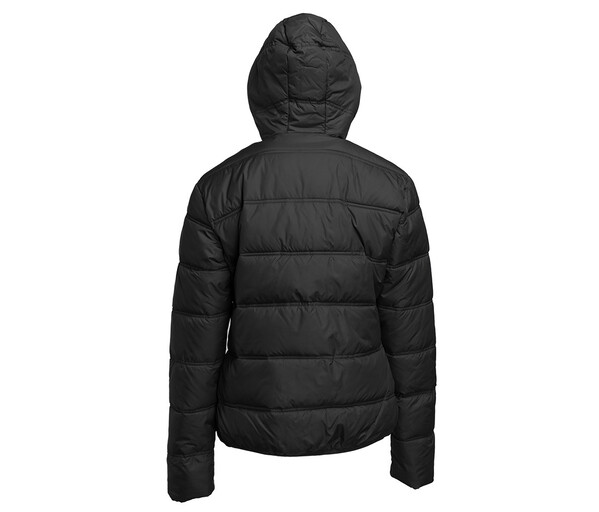Doudoune femme avec capuche - BLACK / GREY / XXL