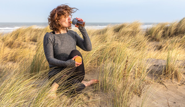 Impact doppelwandige Borosilikatglas-Flasche