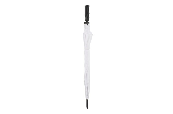 Bosco 190T Polyester 23" Stockparaply Auto open - Hvid
