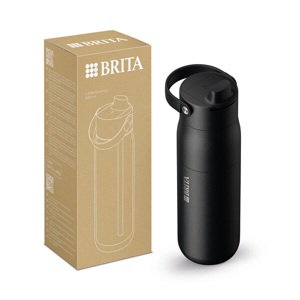 Láhev BRITA LARQ Essential 680 ml - Černá