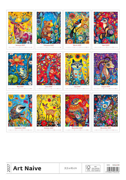 Calendar Art Naive