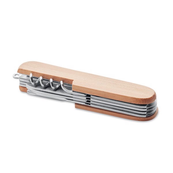 Couteau multi outils en bambou Lucy Lux