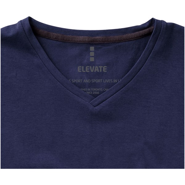 Kawartha short sleeve men's GOTS organic V-neck t-shirt - Navy / XL