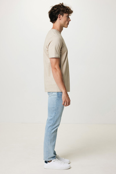 T-shirt léger en coton recyclé IQONIQ Sierra - Light Heather Brown / XXL