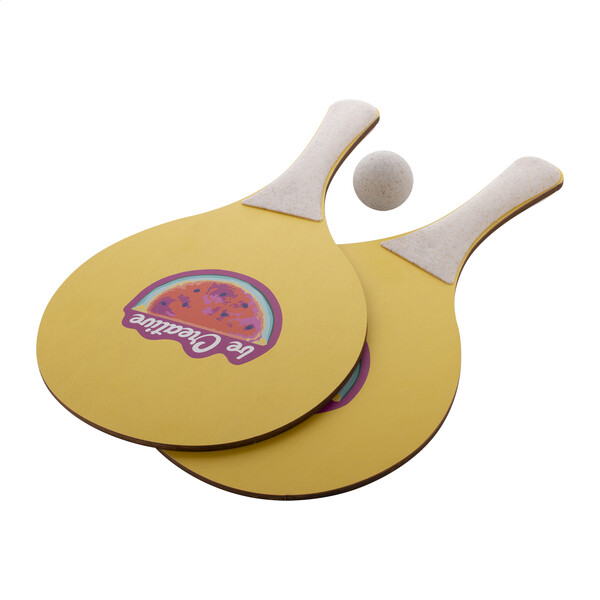 Jeu tennis de plage personnalisé CreaShot