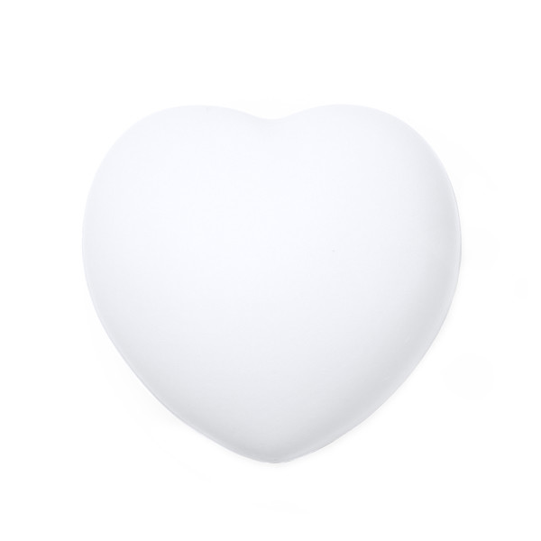 Biku Heart-Shaped Stres - White
